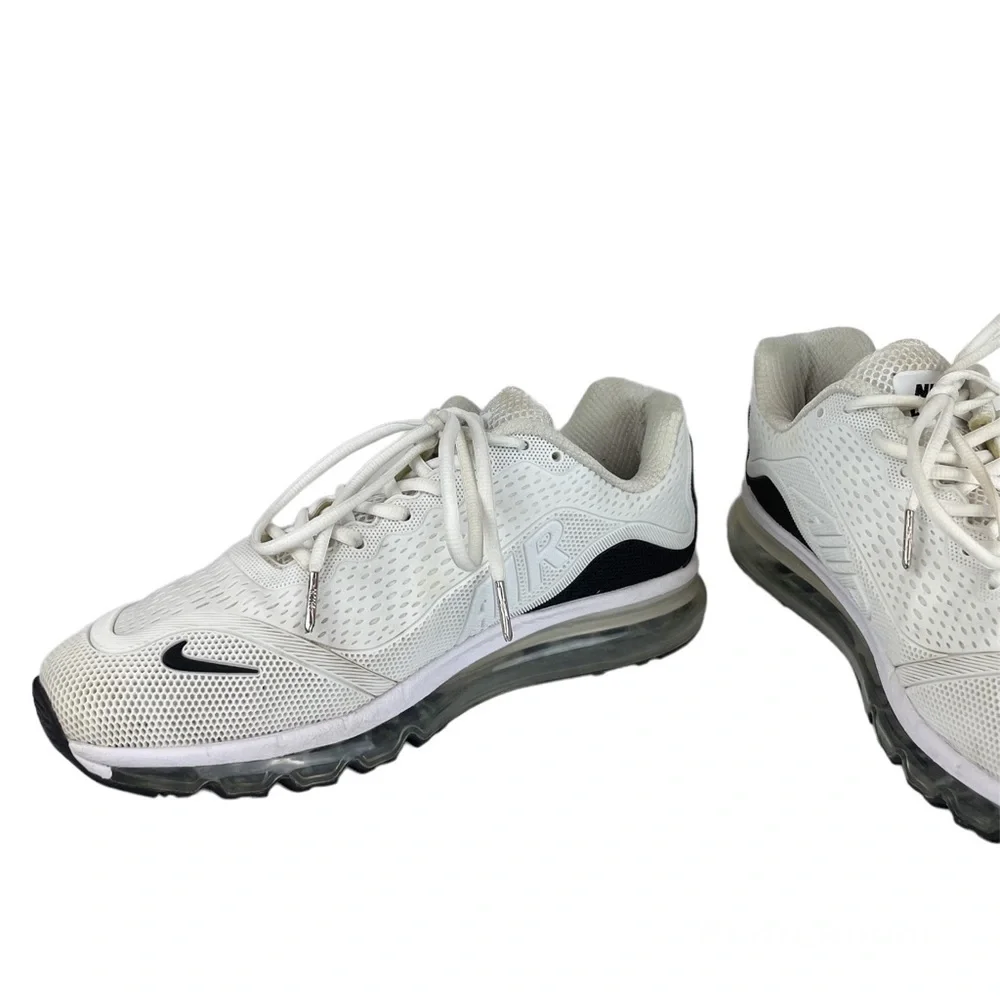Nike Air Max 2017.5 Mens White Athletic Running Shoes Sz 10